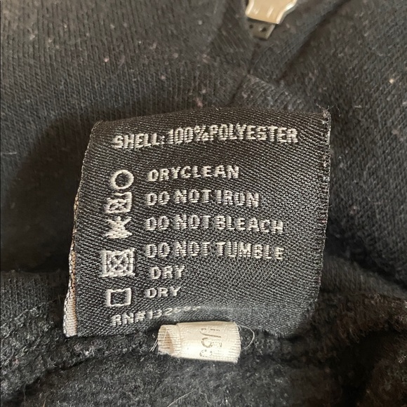 Original Deluxe Black Skeleton Hoodie w/ see through mesh eyes & pockets. Large - Picture 16 of 16